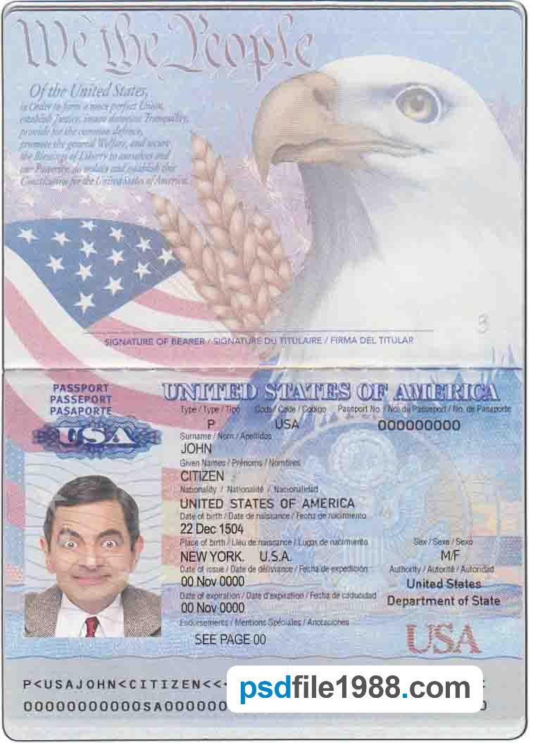USA Passport 2007-2022